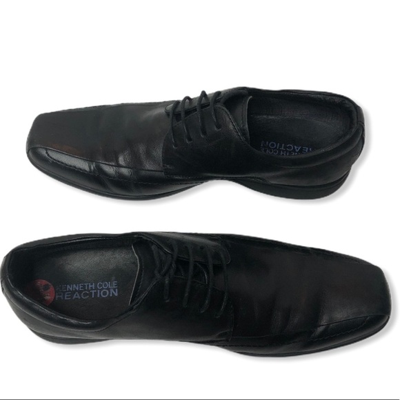Kenneth Cole Reaction Men Black Oxford shoes 10m - Picture 4 of 11